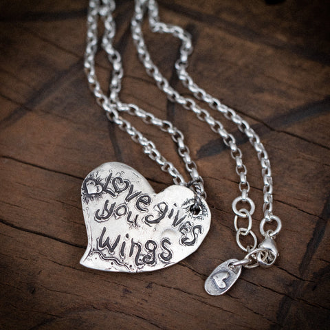 Island Cowgirl Love Gives you Wings Necklace
