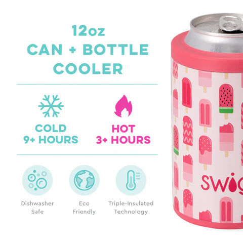 Swig Melon Pop Can + Bottle Cooler 12oz