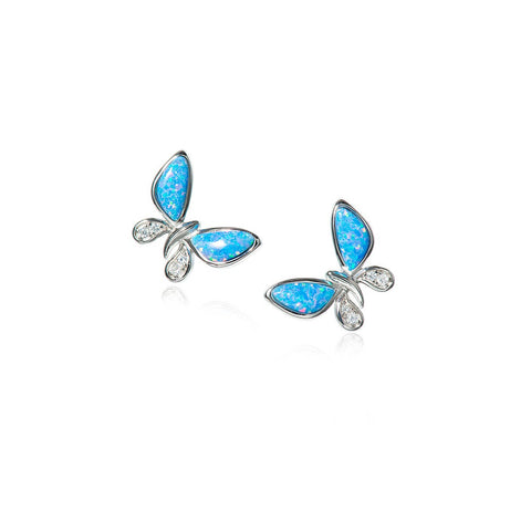 Alamea Opal Butterfly Post Earrings