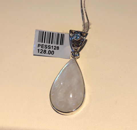 Sterling Silver Moonstone Pendent