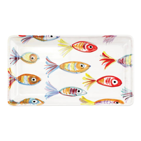 Vietri Pesci Colorati Rectangular Platter