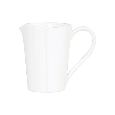 Vietri White Lastra Pitcher