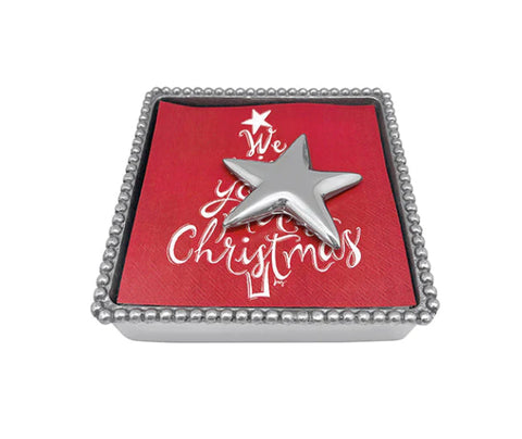 Mariposa Star Beaded Napkin Box