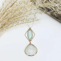 Laura J Chalcedony Skies Necklace