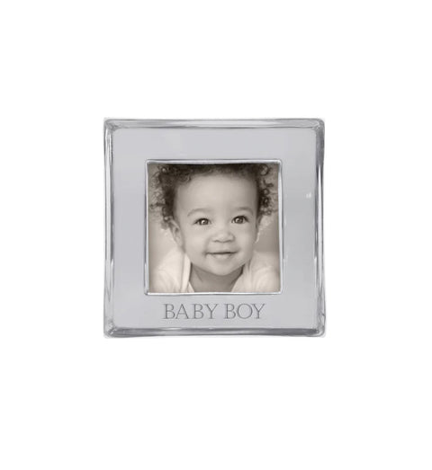 Mariposa Baby Boy Signature 4x4 Frame