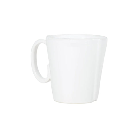 Vietri White Lastra Mug