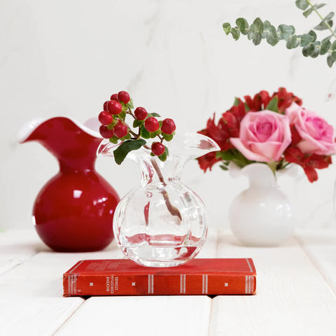 Vietri Hibiscus Bud Vase Clear ~ Best Seller