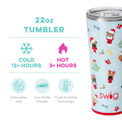 Swig Santa Paws Tumbler 32 oz