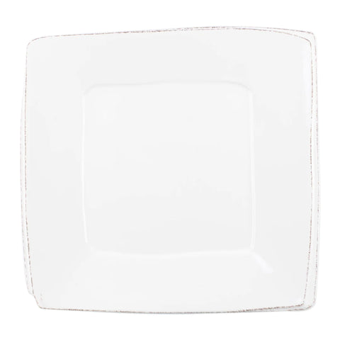 Vietri White Lastra Square Platter
