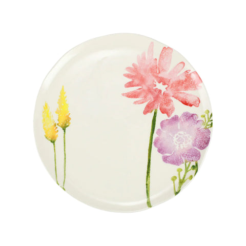 Vietri Fiori di Campo Daisy & Rose Dinner Plate