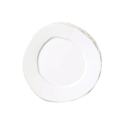 Vietri White Lastra Four Piece Place Setting