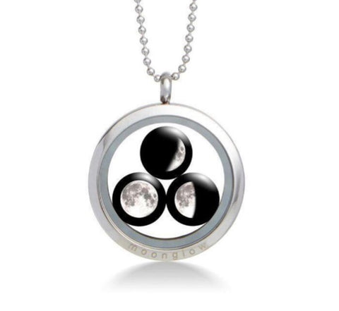 Moonglow Family Locket Necklace
