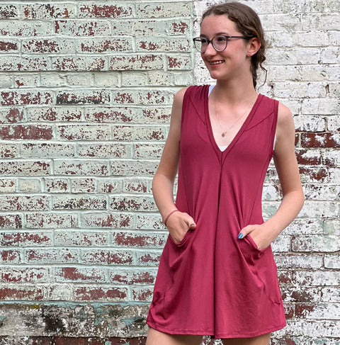NEW Angelrox Sprout Romper Ruby